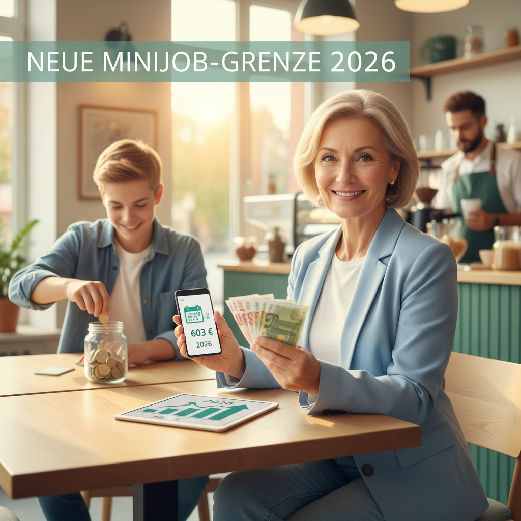 Neue Minijob-Grenze: Ab 2026 bis zu 603 € im Monat steuerfrei verdienen